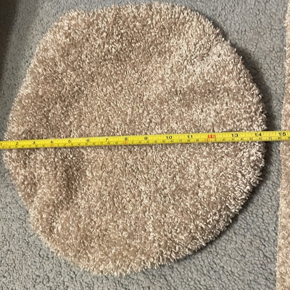 3 piece bath rug set, linen color - Picture 2 of 7